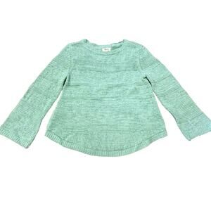 Style & Co Womens Mint Ice Green Textured Pullover Sweater - Size Large - $54